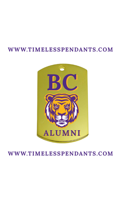 Alumni Personalized Dog Tag Pendant