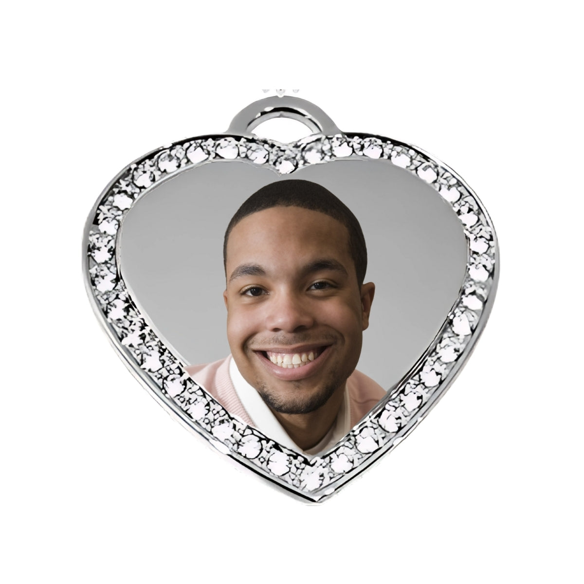 memorial Silver small heart with no design product photo